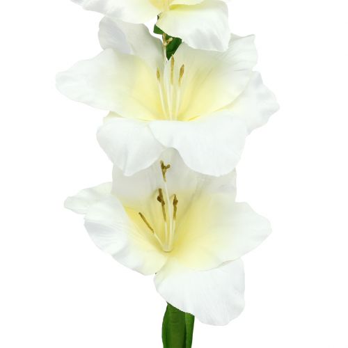 Weiß künstlich-43401-05 Gladiole 86cm Floristik24.at