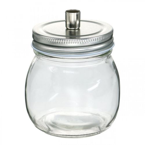 Deko Glas mit Kerzenhalter Kerzendeko Ø8cm H10,5cm 4St