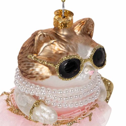 Katzen-Christbaumschmuck aus