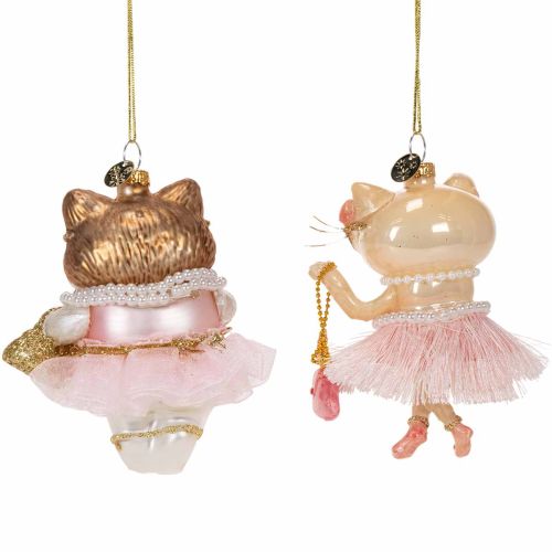 Katzen-Christbaumschmuck aus