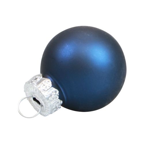 Artikel Mini Weihnachtskugeln Glas Blau Glaskugeln Ø2,5cm 20 St