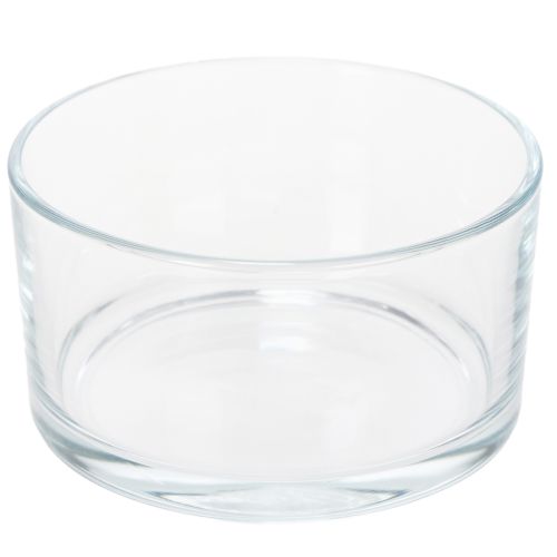 Glasschale klar Kleine Schale für vielseitige Glas Deko Blumen Sukkulenten und Kerzen 13cm