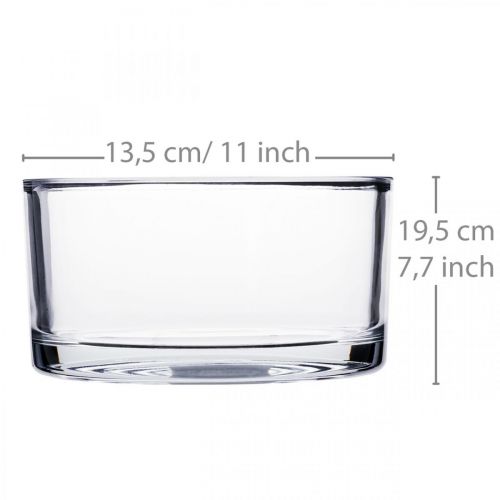 Artikel Glasschale Schale Glas Klar Ø15cm H8cm