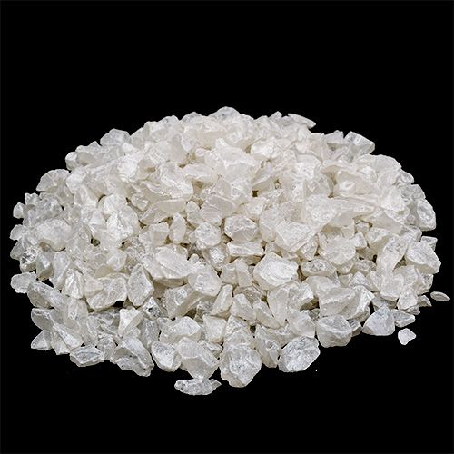 Floristik24 Glassteine 4mm - 10mm Perlmutt 2kg