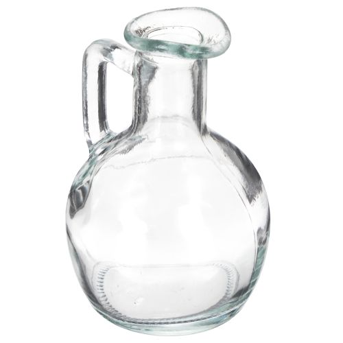 Mini Vase Wasserkrug mit Henkel für den Esstisch zuhause dekorativ und funktional 12cm 6St