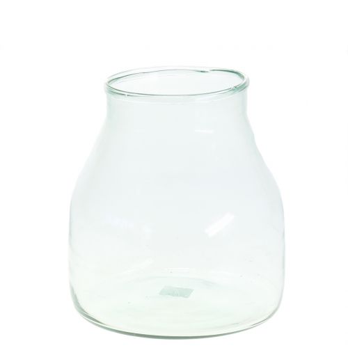 Floristik24 Deko Glas Blumenvase Ø21cm H23cm