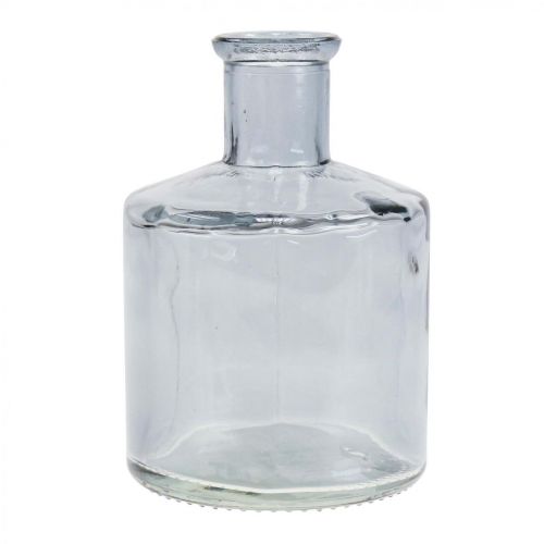 Floristik24 Glasvase Apothekerflaschen Deko Glas Dekovase Getönt Ø7cm 6St
