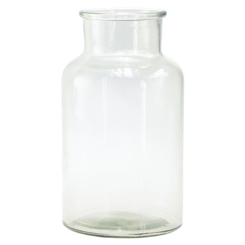 Glasvase Deko Flasche Apotheker Glas Retro Ø14cm H25cm