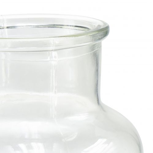 Artikel Glasvase Deko Flasche Apotheker Glas Retro Ø14cm H25cm