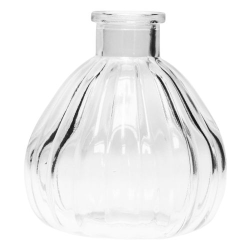 Artikel Glasvasen Mini Vasen Glas Bauchig Klar 8,5x9,5cm 6 St