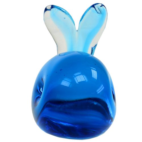 Floristik24 Glaswal Blau L12cm