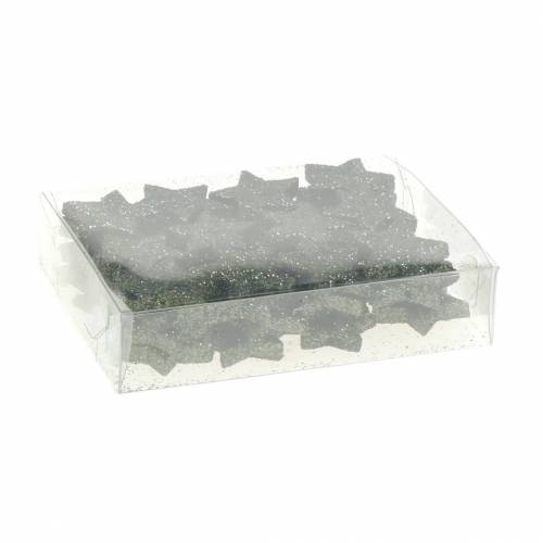 Floristik24 Stern Glitzer Grün 2,5cm 48 St