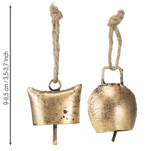Artikel Christbaum Anhänger Metall Glocken Vintage Design Dekoration