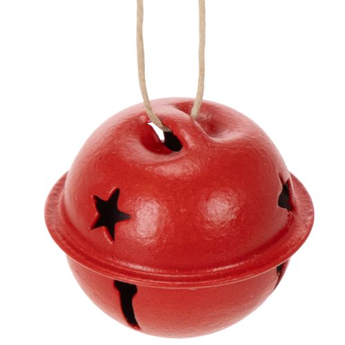 Rote Metallglöckchen mit Sternenmuster 3 cm 9er-Set bestellen | Floristik24.at