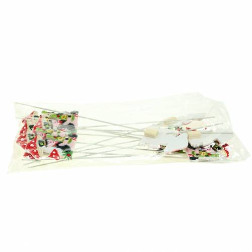 Artikel Pflanzenstecker "Viel Glück" 26cm 12St