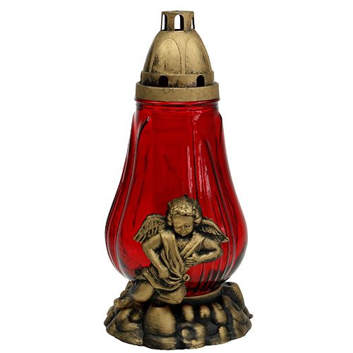 Grablicht Glas Ø14cm H28cm 4St