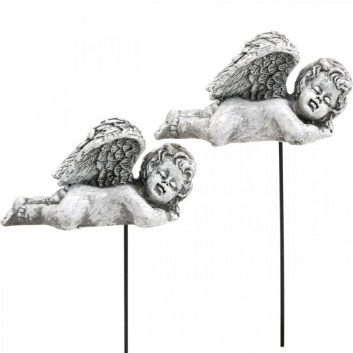Artikel Grabschmuck Dekostecker Engel Grabengel am Stab 6cm 4 St