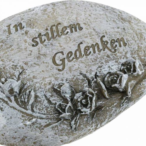 Artikel Grabschmuck Stein Spruch „Wir vermissen Dich“ 11cm 4St