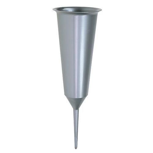 Artikel Grabvase Silber 33cm