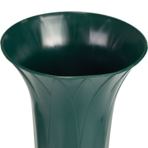 Artikel Grabvase Dunkelgrün 36cm 5St
