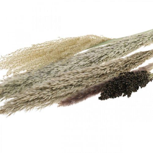 Getrocknete Gräser im Bund Trockenfloristik Trockenstrauß H70cm