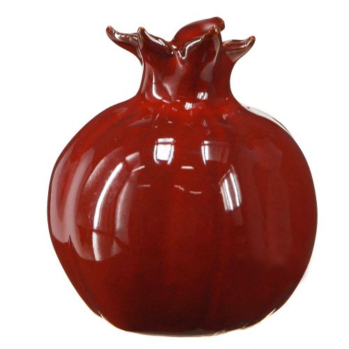 Floristik24 Granatapfel Keramik Kerzenhalter für Stabkerzen H15cm 2St