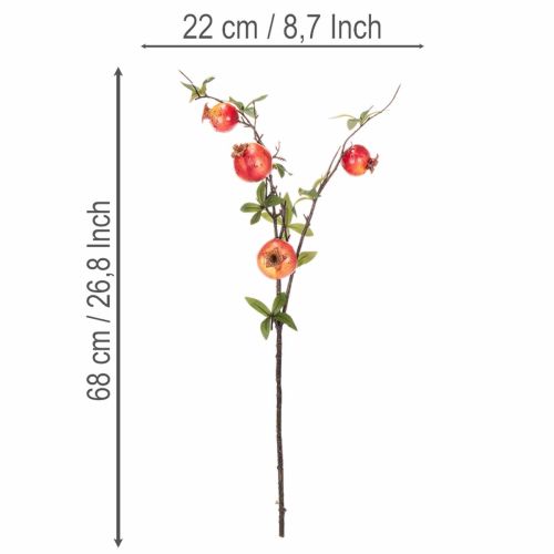 ProductNameKünstlicher Granatapfelzweig, 68 cm, rote Früchte für die Tischdekoration/ProductName
ProductDescription<h2>Künstlicher Granatapfelzweig für die Tischdekoration</h2>
<p>Der künstliche Granatapfelzweig ist eine dekorative Nachbildung mit roten G | Floristik24.at