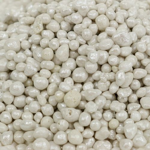 Floristik24 Granulat 2mm - 4mm Weiß Brillant Light 1l