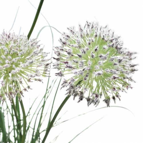 Floristik24 Gras mit Blüten im Topf künstlich Lila 70cm