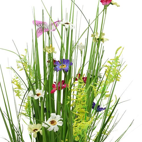 Artikel Grasbund mit Blüten 73cm