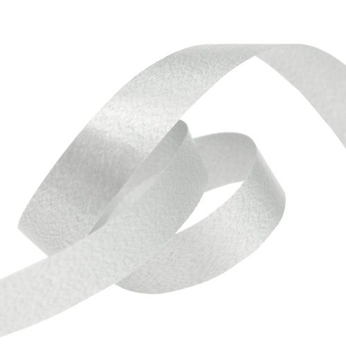 Floristik24 Kräuselband Silber 10mm 250m