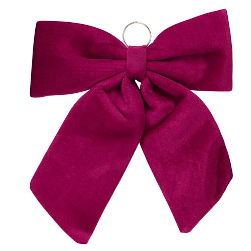 Floristik24 Große Schleife Samt Weihnachtsschleife Outdoor Rot 48×52cm