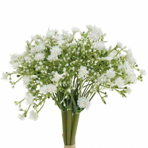 Floristik24 Gypsophila Schleierkraut künstlich im Bund Weiß H28cm 6St