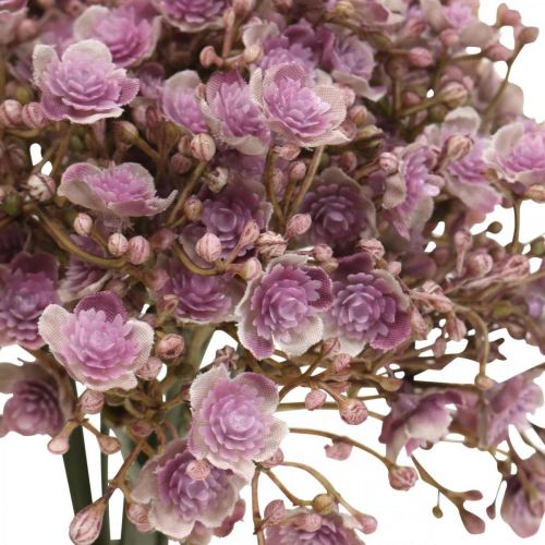 Schleierkraut künstlich Violett Herbstdeko 29,5cm 18St