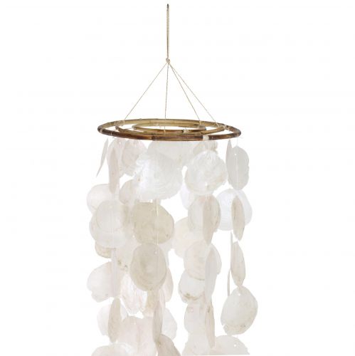 Floristik24 Hängedeko Muscheln Capiz Windspiel Deko Ø29cm 185cm