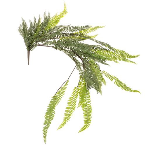 Farn künstlich, grüner Kunststoff-Farnzweig, 118 cm, für Innenbereich
