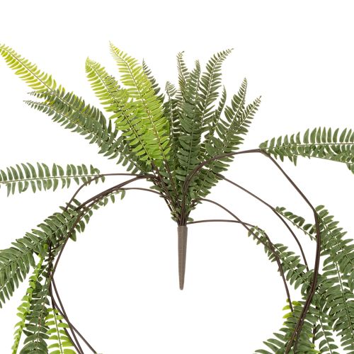 Farn künstlich, grüner Kunststoff-Farnzweig, 118 cm, für Innenbereich | Floristik24.at