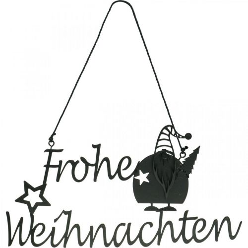 Artikel Frohe Weihnachten Schriftzug Wanddeko Metall L23,5cm 2 St