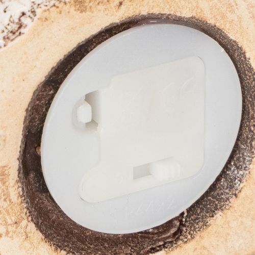 Artikel Keramik Haus Rustikal mit leuchtender LED ideal als stimmungsvolle Tischdeko 15cm 2St