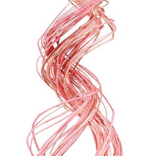 Floristik24 Half Curly Willow 100cm Rosa 30 St