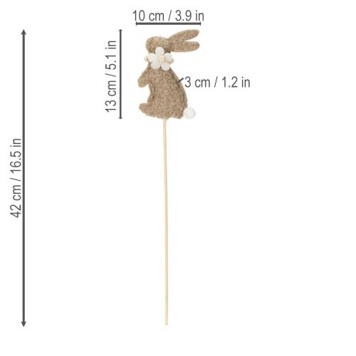 Artikel Osterhase Deko Figur für frühlingshafte Dekorationen und saisonale Akzente 42cm 8St