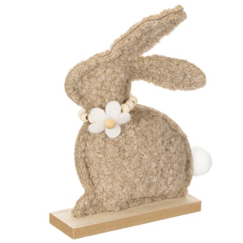 Floristik24 Osterhase Figur Frühling Plüschige Tierdeko für Wohnzimmer und Tisch 18cm 6St