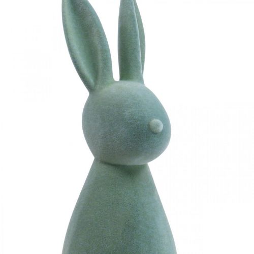 Artikel Deko Hase Deko-Osterhase – 2. Wahl – Beflockt Graugrün H47cm