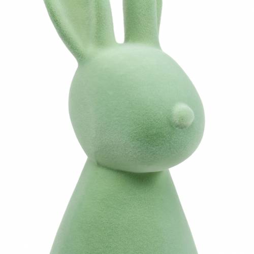 Artikel Osterdeko Hase 47cm Grün beflockt Osterhase Deko-Figur Ostern