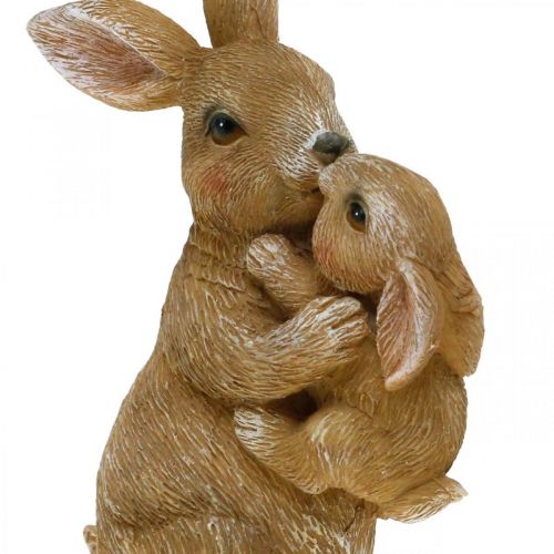 Floristik24 Hasen Deko Figuren Hasenfamilie Osterdeko H11,5cm 2St