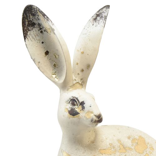 Artikel Hase Sitzend Vintage Gold Beige Tischdeko Ostern H35,5cm 2St