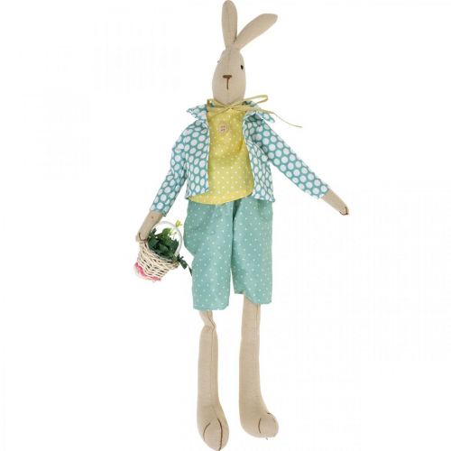 aus Kleidung, Osterhase Hasenjunge Floristik24.at mit H46cm-03209 Osterdeko, Stoff, Hase