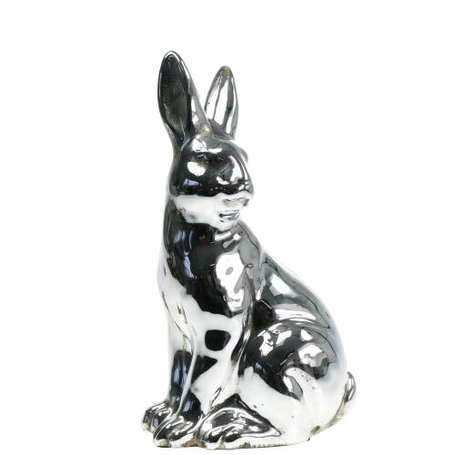 Floristik24 Hase Silber Antik H31cm