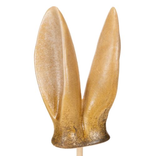 Floristik24 Osterdeko Hasenohren Nostalgische Gartenstecker zur Gartenverschönerung an Ostern 35cm 2St