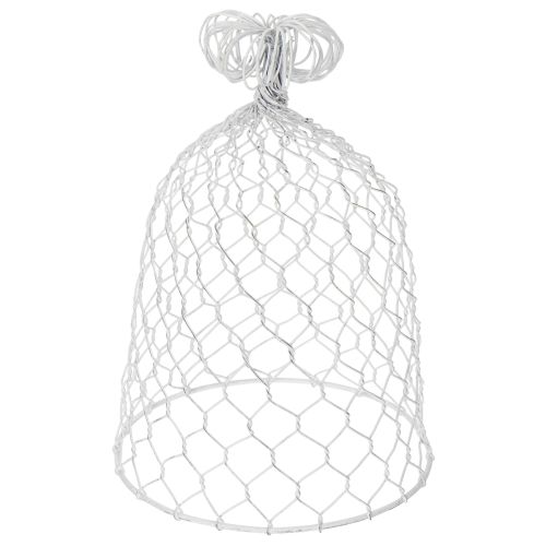 Drahtglocke Vintage für rustikale Tischdekorationen im Landhausstil 23cm